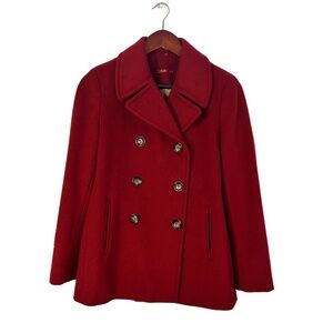Calvin Klein women peacoat sz 6P preppy ivy old money
